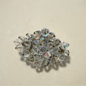 Aurora Borealis Brooch Signed Japan